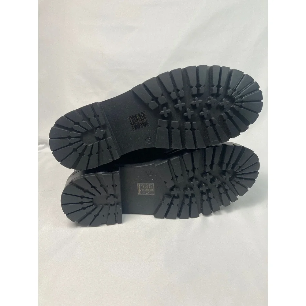ENJOIYA Black‎ Quilted Winter Boots Zip Front Insulated NWOB